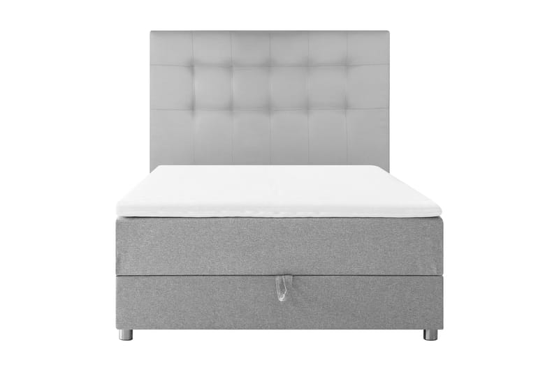 JOLLY Sängpaket Förvaringssäng 140x200 cm Ljusgrå - Ljusgrå - Komplett Sängpaket - Sängar med förvaring