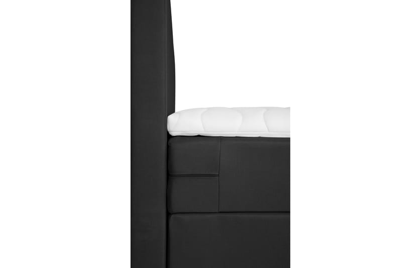 JOLLY Sängpaket Kontinentalsäng 120x200 cm Mörkgrå - Mörkgrå - Komplett Sängpaket - Kontinentalsängar