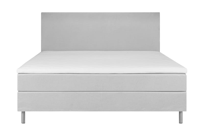 JOLLY Sängpaket Kontinentalsäng 140x200 cm Ljusgrå - Ljusgrå - Komplett Sängpaket - Kontinentalsängar