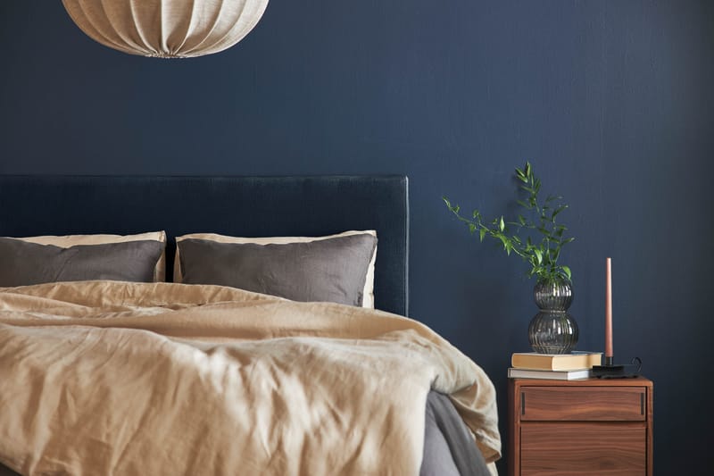 JOLLY PLUSS Sängpaket Ramsäng 90x200 cm Mörkblå - Mörkblå - Komplett Sängpaket - Ramsäng