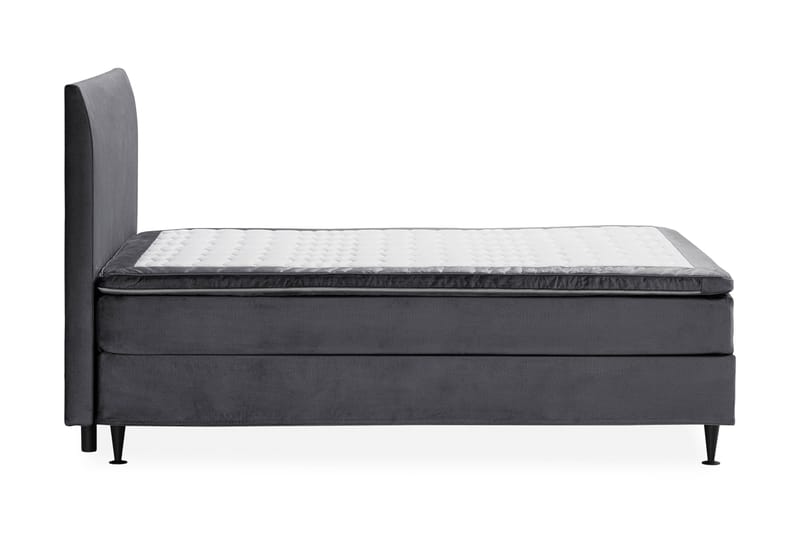 JOLLY PLUSS Sängpaket Kontinentalsäng 140x200 cm Mörkgrå - Mörkgrå - Komplett Sängpaket - Kontinentalsängar