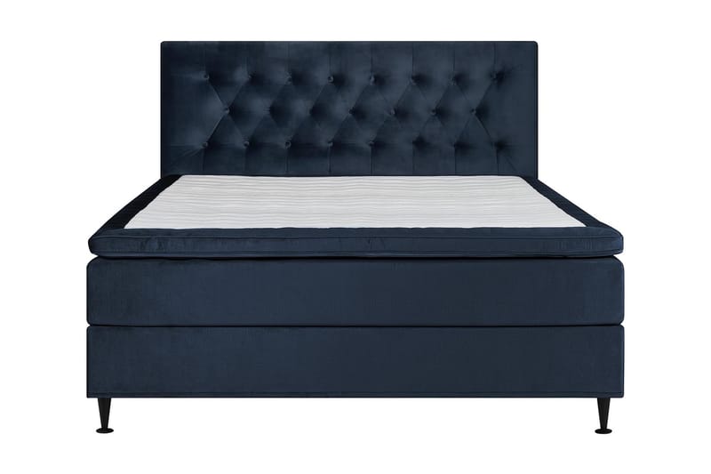 JOLLY PLUSS Sängpaket Kontinentalsäng 160x200 cm Mörkblå - Mörkblå - Kontinentalsängar - Komplett Sängpaket