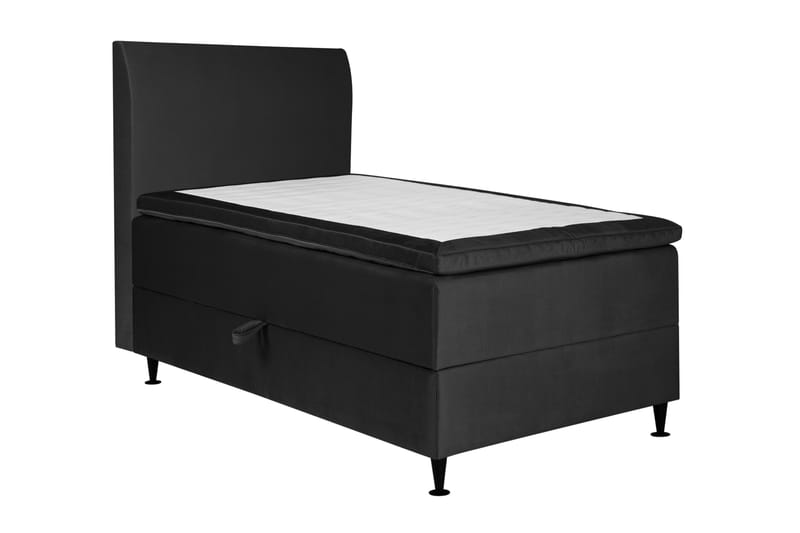 JOLLY PLUSS Sängpaket Förvaringssäng 90x200 cm Mörkgrå - Mörkgrå - Komplett Sängpaket - Sängar med förvaring