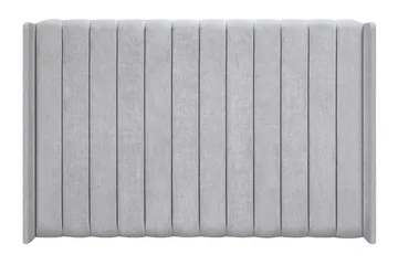 Joluma Komplett Sängpaket – Kontinentalsäng 160x200 cm i Tyg med Sänggavel + Bäddmadrass med Fasthetsgrad Medium - Ljusgrå - Möbler - Sovrum - Sängar - Komplett Sängpaket