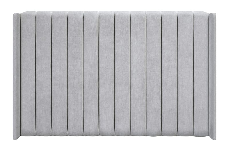 Joluma Komplett Sängpaket – Kontinentalsäng 160x200 cm i Tyg med Sänggavel + Bäddmadrass med Fasthetsgrad Medium - Ljusgrå - Möbler - Sovrum - Sängar - Komplett Sängpaket