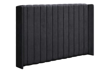 Joluma Komplett Sängpaket – Kontinentalsäng 180x200 cm i Tyg med Sänggavel + Bäddmadrass med Fasthetsgrad Fast - Svart - Möbler - Sovrum - Sängar - Komplett Sängpaket