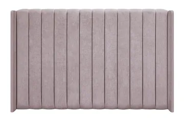 Joluma Komplett Sängpaket – Kontinentalsäng 180x200 cm i Tyg med Sänggavel + Bäddmadrass med Fasthetsgrad Fast - Vintagerose - Möbler - Sovrum - Sängar - Komplett Sängpaket