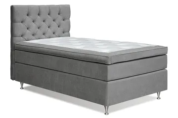 Joluma Kontinentalsäng Fast 105x200 cm - (+Fler val) 105x200 cm Grå - Möbler - Sovrum - Sängar - Komplett Sängpaket