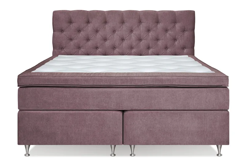 Joluma Kontinentalsäng Fast 160x200 cm - (+Fler val) 160x200 cm Mörkrosa - Möbler - Sovrum - Sängar - Komplett Sängpaket