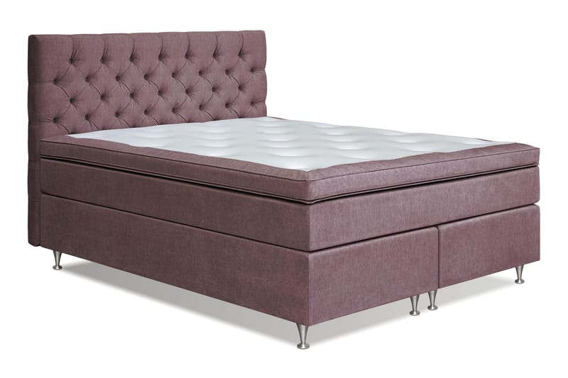 Joluma Kontinentalsäng Fast 160x200 cm - (+Fler val) 160x200 cm Mörkrosa - Möbler - Sovrum - Sängar - Komplett Sängpaket
