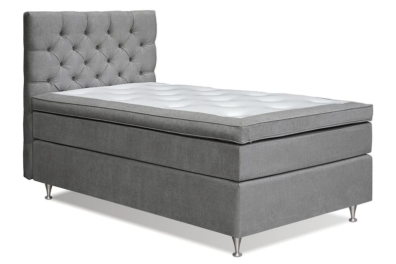 Joluma Kontinentalsäng Medium 105x200 cm - (+Fler val) 105x200 cm Grå - Möbler - Sovrum - Sängar - Komplett Sängpaket