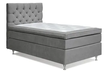 Joluma Kontinentalsäng Medium 120x200 cm - (+Fler val) 120x200 cm Grå - Möbler - Sovrum - Sängar - Komplett Sängpaket