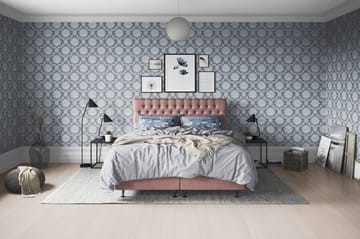 Joluma Kontinentalsäng Medium 180x200 cm - (+Fler val) 180x200 cm Mörkrosa - Möbler - Sovrum - Sängar - Komplett Sängpaket