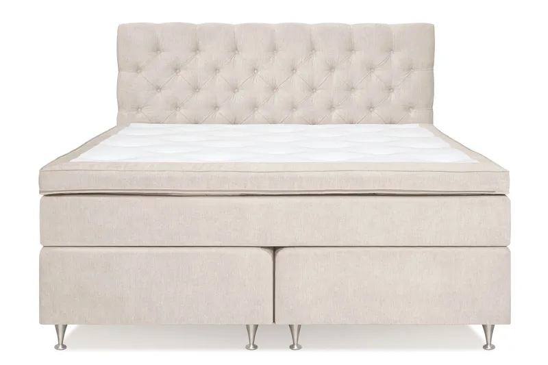 Joluma Sängpaket Fast 160x200 cm - Beige / Ljus - Möbler - Sovrum - Sängar - Kontinentalsängar