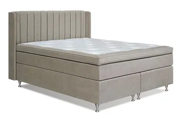 Joluma Sängpaket Fast 160x200 cm - (+Fler val) 160x200 cm Beige - Möbler - Sovrum - Sängar - Komplett Sängpaket