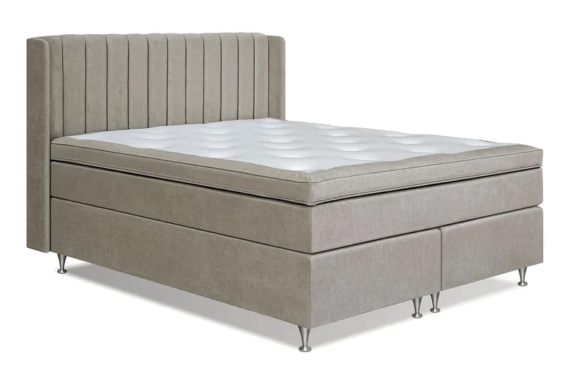 Joluma Sängpaket Fast 160x200 cm - (+Fler val) 160x200 cm Beige - Möbler - Sovrum - Sängar - Komplett Sängpaket