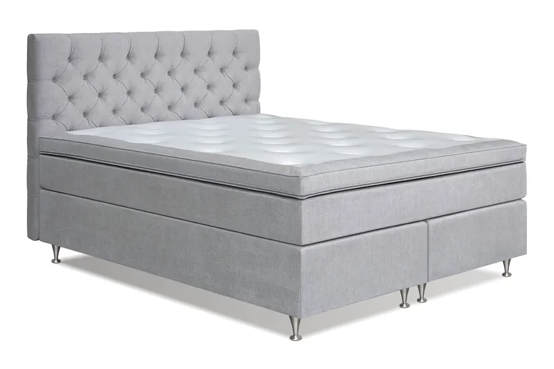 Joluma Sängpaket Fast 160x200 cm - Grå - Möbler - Sovrum - Sängar - Komplett Sängpaket