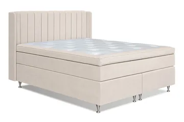 Joluma Sängpaket Fast 180x200 cm - (+Fler val) 180x200 cm Ljusbeige - Möbler - Sovrum - Sängar - Kontinentalsängar