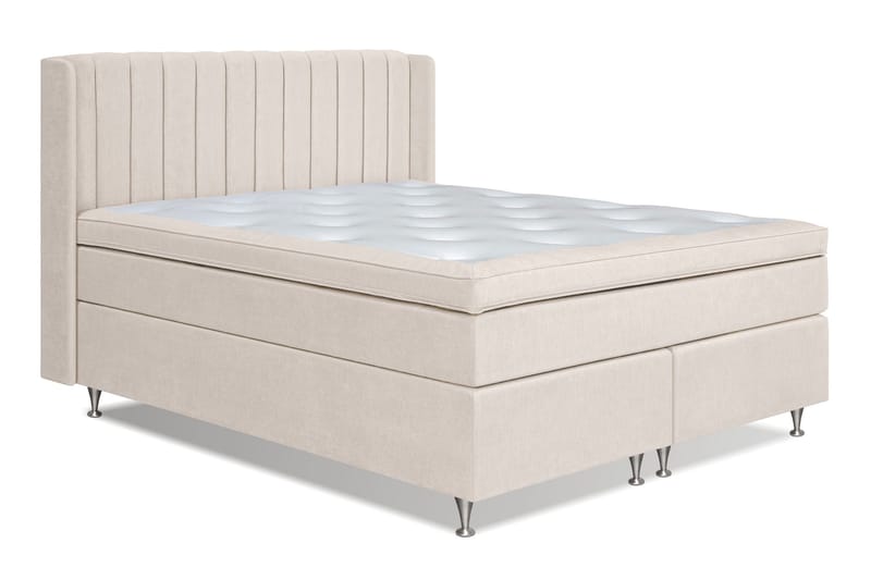 Joluma Sängpaket Fast 180x200 cm - (+Fler val) 180x200 cm Ljusbeige - Möbler - Sovrum - Sängar - Kontinentalsängar