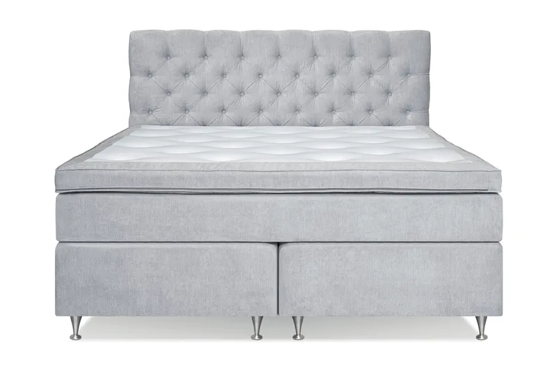 Joluma Sängpaket Fast 180x200 cm - Ljusgrå - Möbler - Sovrum - Sängar - Komplett Sängpaket
