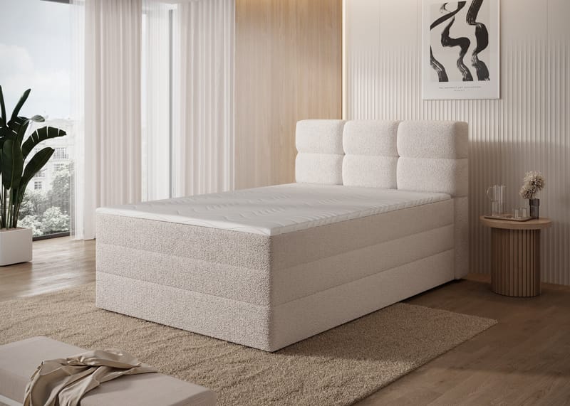 Kasped Sängpaket Kontinentalsäng med förvaring 120x200 cm - svart - Möbler - Sovrum - Sängar - Kontinentalsängar