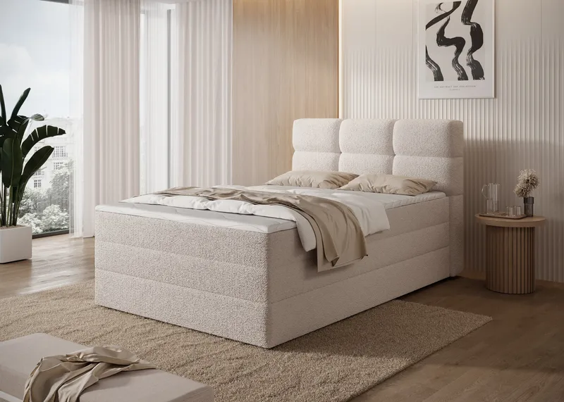 Kasped Sängpaket Kontinentalsäng med förvaring 120x200 cm - svart - Möbler - Sovrum - Sängar - Kontinentalsängar