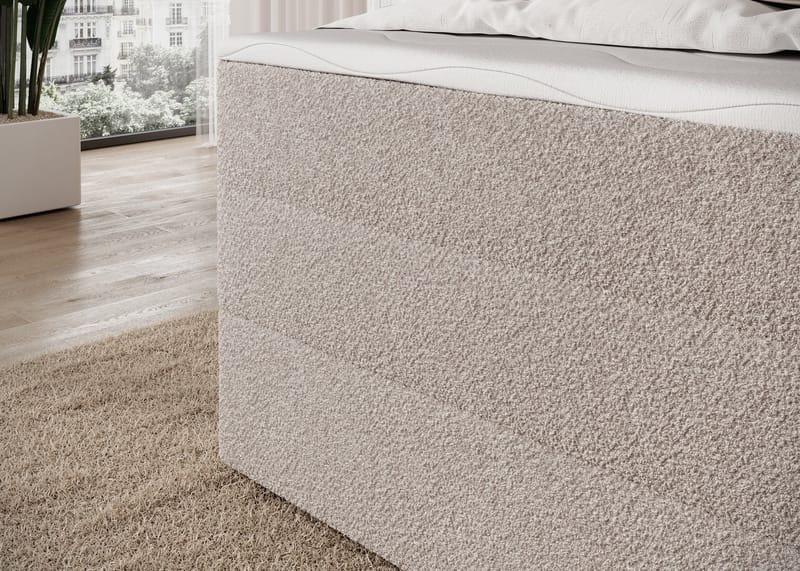Kasped Sängpaket Kontinentalsäng med förvaring 120x200 cm - svart - Möbler - Sovrum - Sängar - Kontinentalsängar
