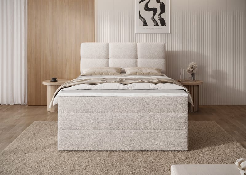 Kasped Sängpaket Kontinentalsäng med förvaring 120x200 cm - svart - Möbler - Sovrum - Sängar - Kontinentalsängar