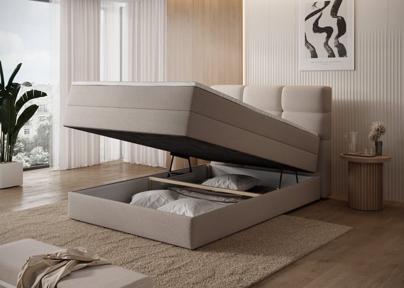 Kasped Sängpaket Kontinentalsäng med förvaring 120x200 cm - Paolli 18 - Möbler - Sovrum - Sängar - Kontinentalsängar