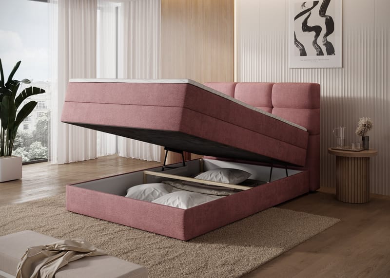 Kasped Sängpaket Kontinentalsäng med förvaring 140x200 cm - Touch 24 - Möbler - Sovrum - Sängar - Kontinentalsängar
