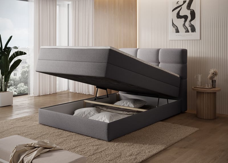 Kasped Sängpaket Kontinentalsäng med förvaring 140x200 cm - Paolli 04 - Möbler - Sovrum - Sängar - Kontinentalsängar
