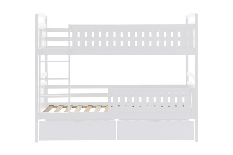 KATSUHISA Våningssäng 90x200 cm Vit - Våningssängar & loftsängar