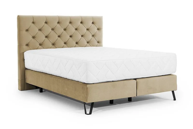Katsumi Sängpaket Ramsäng 140x200 cm - Beige - Möbler - Sovrum - Sängar - Komplett Sängpaket
