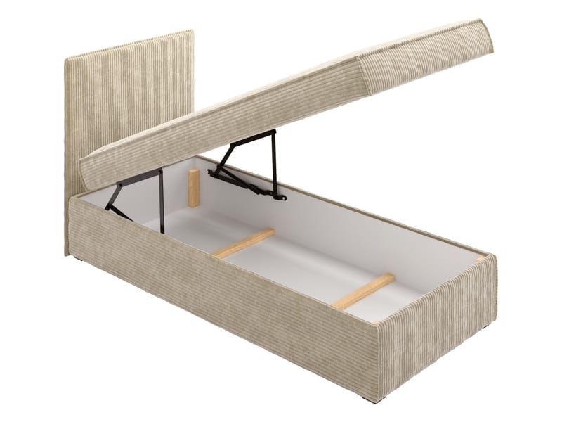 Kelven Liggfåtölj med förvaring 92x205 cm - grå - Möbler - Sovrum - Sängar - Enkelsängar
