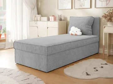 Kelven Liggfåtölj med förvaring 92x205 cm - grå - Möbler - Sovrum - Sängar - Enkelsängar