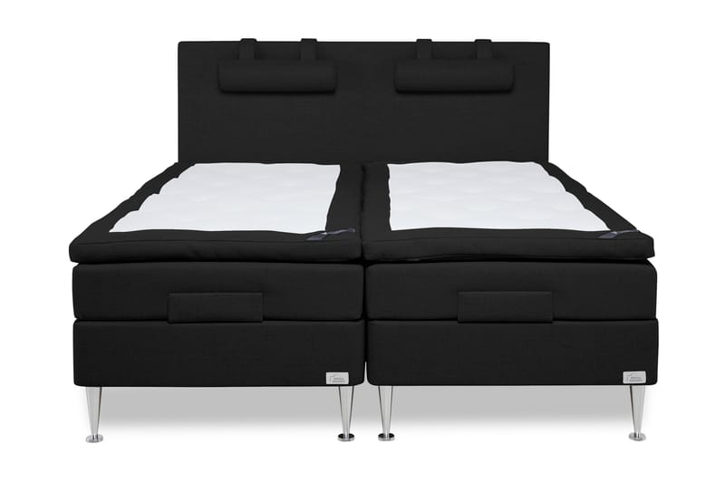 KINNABÄDDEN SAFIR Ställbar Säng 180 M/F Latex 60 mm Gavel - Komplett Sängpaket - Ställbara sängar