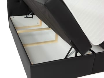 Kleiv Kontinentalsäng med förvaring 160x200 cm - brun - Möbler - Sovrum - Sängar - Kontinentalsängar