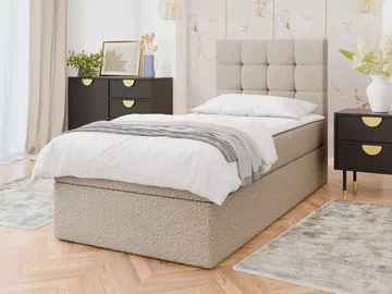 Kleiv Kontinentalsäng med förvaring 90x200 cm - beige - Möbler - Sovrum - Sängar - Kontinentalsängar