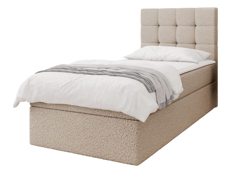 Kleiv Kontinentalsäng med förvaring 90x200 cm - beige - Möbler - Sovrum - Sängar - Kontinentalsängar
