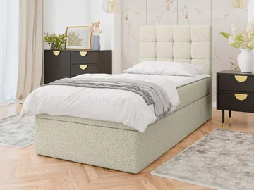 Kleiv Kontinentalsäng med förvaring 90x200 cm - beige - Möbler - Sovrum - Sängar - Kontinentalsängar