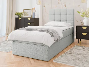Kleiv Kontinentalsäng med förvaring 90x200 cm - Grå - Möbler - Sovrum - Sängar - Kontinentalsängar