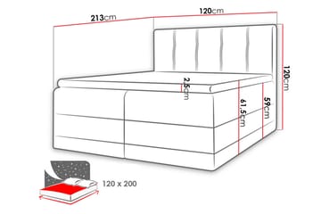 Knarrevik Kontinentalsäng 120x200 Brun - Brun - Möbler - Sovrum - Sängar - Kontinentalsängar