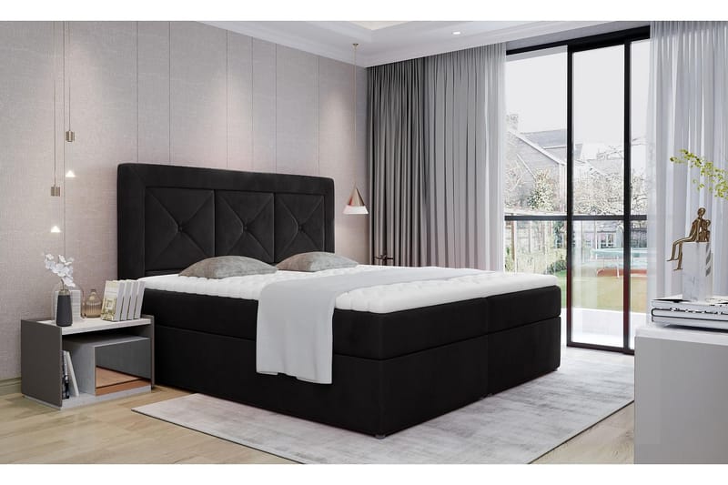 AKARCA Sängpaket 180x200 cm Svart - Möbler - Sovrum - Sängar - Komplett Sängpaket