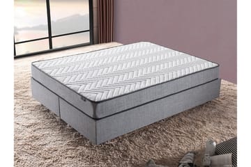 Argentu Kontinentalsäng 140x190 cm - Grå - Möbler - Sovrum - Sängar - Komplett Sängpaket