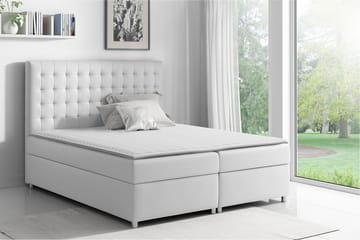 Asti Sängpaket 120x200 cm LED-belysning - Vit - Möbler - Sovrum - Sängar - Komplett Sängpaket