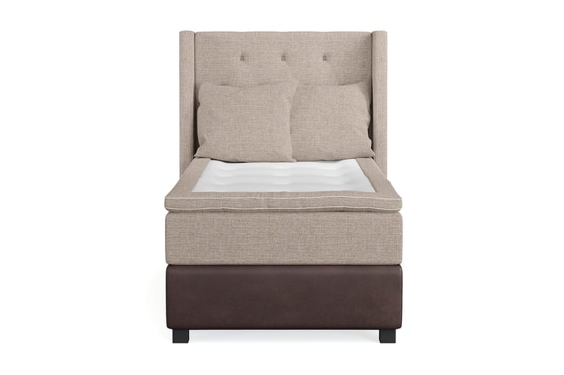 AUSTIN Kontinentalsäng 105x200 (+Fler val) Beige/Brun - Möbler - Sovrum - Sängar - Komplett Sängpaket