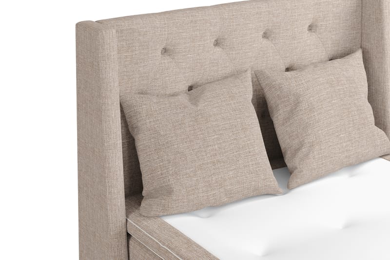 AUSTIN Sängpaket 140x200 m 2 Beiga Kuddar (+Fler val) Beige/ - Möbler - Sovrum - Sängar - Komplett Sängpaket