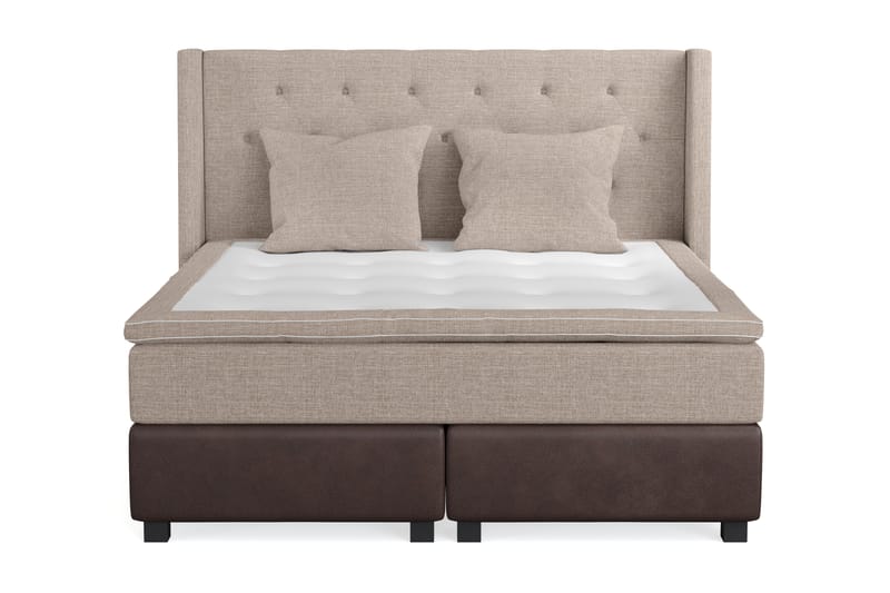 AUSTIN Sängpaket 160x200 m 2 Beiga Kuddar (+Fler val) Beige/ - Möbler - Sovrum - Sängar - Komplett Sängpaket