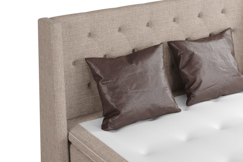 AUSTIN Sängpaket 160x200 m 2 Bruna Kuddar (+Fler val) Beige/ - Möbler - Sovrum - Sängar - Kontinentalsängar