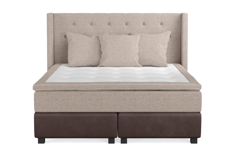 AUSTIN Sängpaket 160x200 m 3 Beiga Kuddar (+Fler val) Beige/ - Möbler - Sovrum - Sängar - Kontinentalsängar
